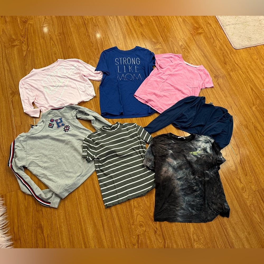 Lot of girls tops size large